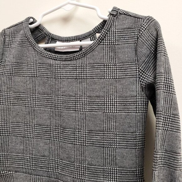 Children's Place Girls Plaid Long Sleeve Dress Size Small 5/6 - Picture 3 of 10